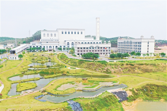 百合鎮(zhèn)靜脈產(chǎn)業(yè)園瀚藍固廢處理項目構建循環(huán)經(jīng)濟鏈。