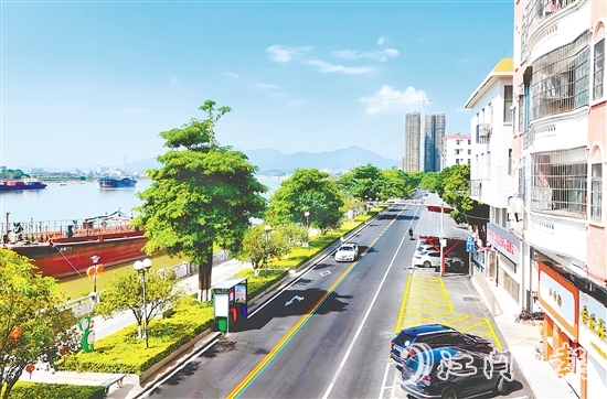 靚麗的街道讓人眼前一亮。
