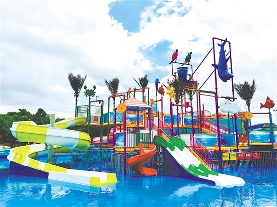 長廊生態(tài)園水上樂園。