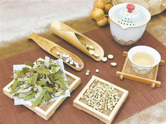 江門市五邑中醫(yī)院推出的減脂輕身茶飲。