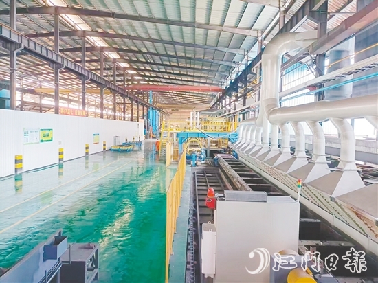 江門市廣進鑄鍛有限公司的生產(chǎn)車間。