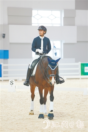 即將開賽，黃焯欽每天都堅持訓(xùn)練。