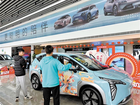 春節(jié)后期，4S店客流量提升。